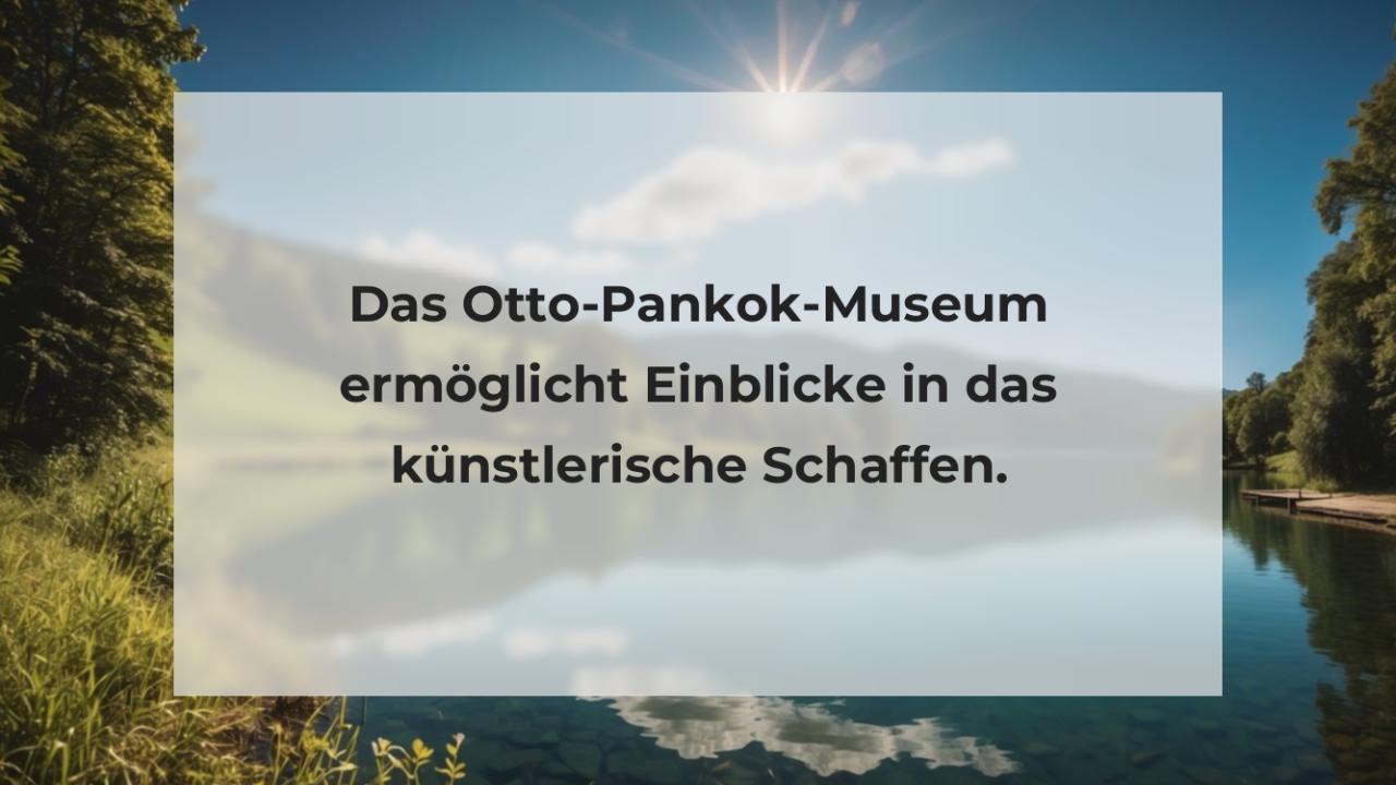 Das Otto-Pankok-Museum ermöglicht Einblicke in das künstlerische Schaffen.