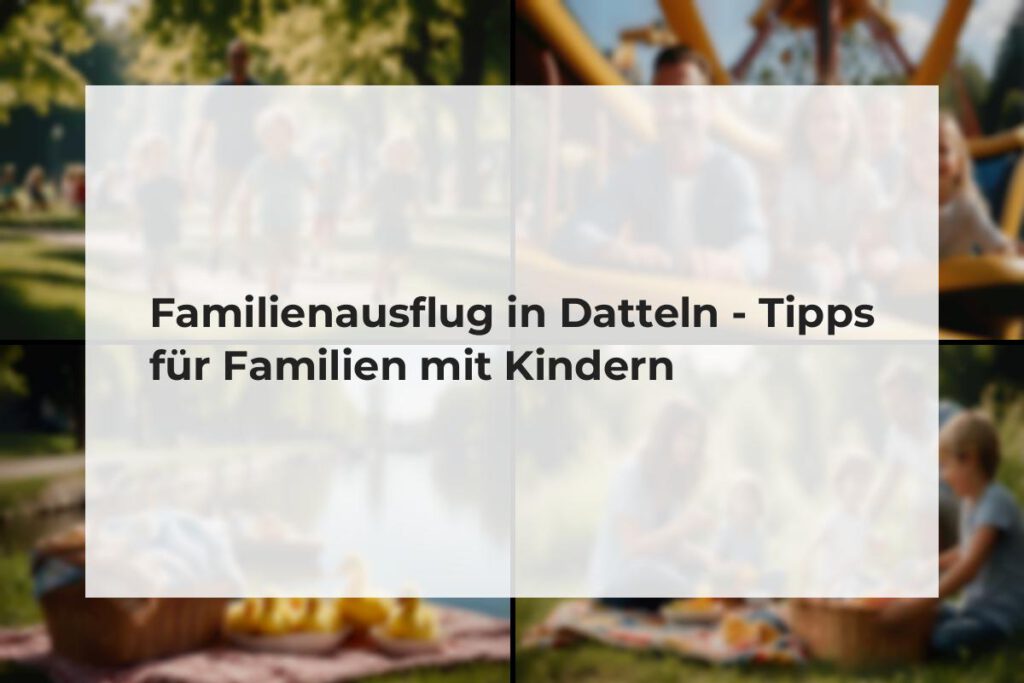 Familienausflug in Datteln