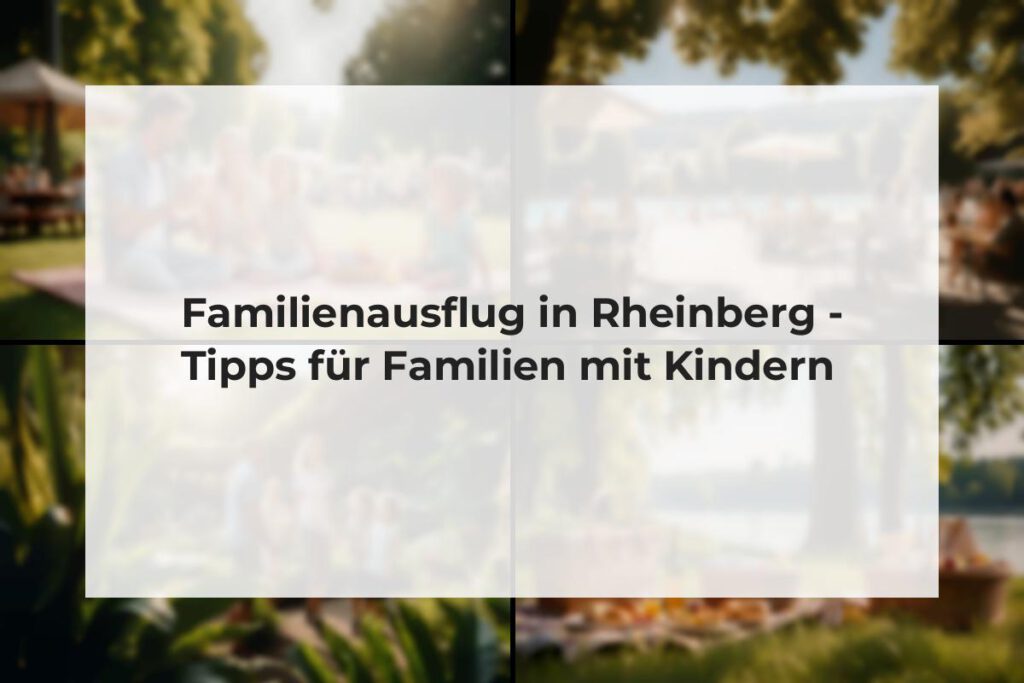 Familienausflug in Rheinberg