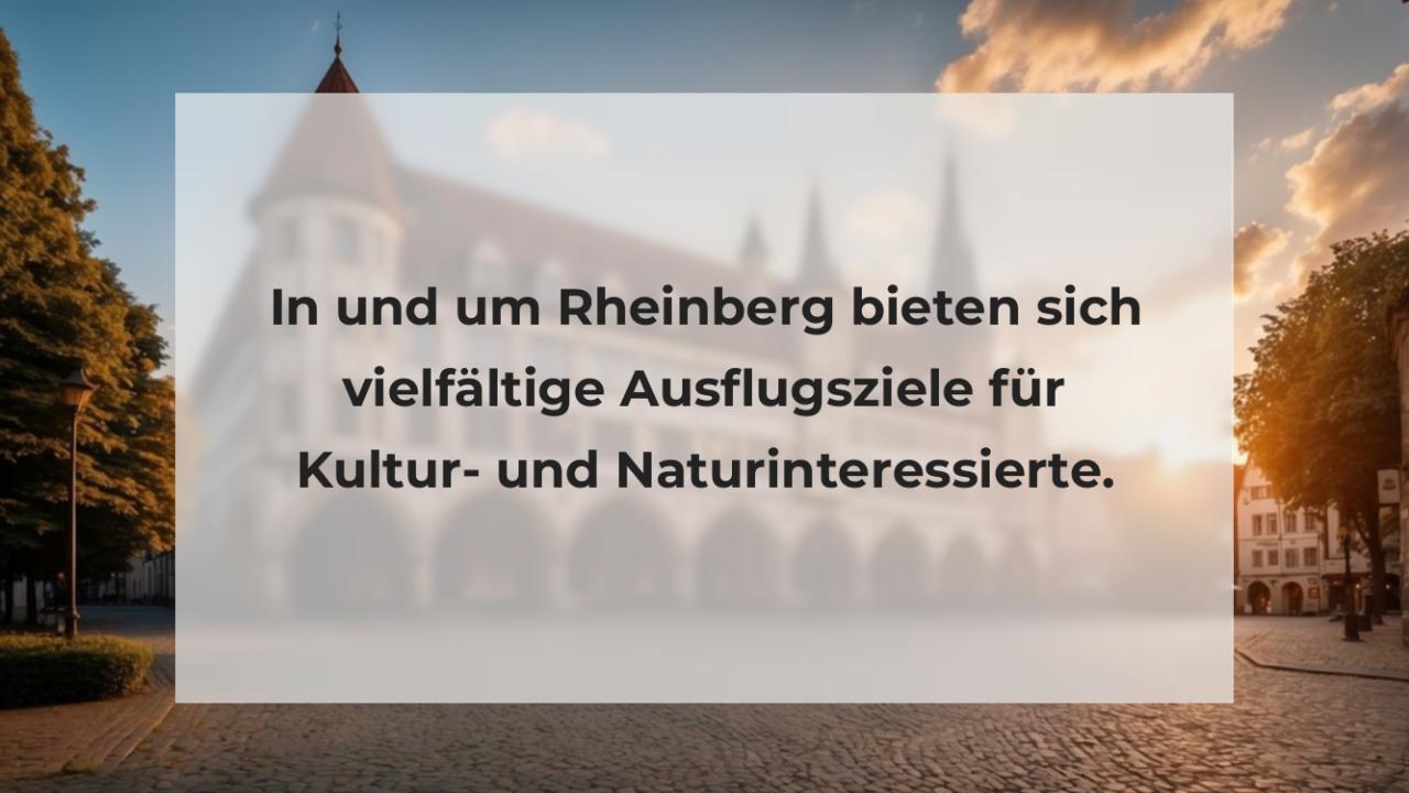 In und um Rheinberg bieten sich vielfältige Ausflugsziele für Kultur- und Naturinteressierte.