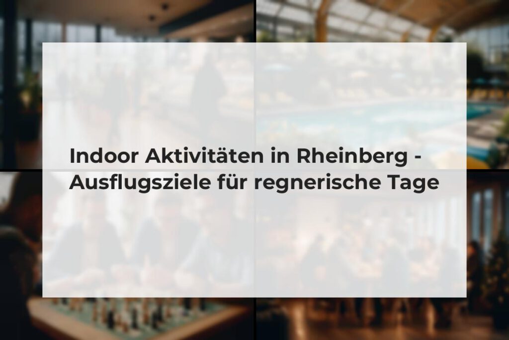 Indoor Aktivitäten in Rheinberg