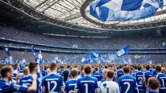 schalke choreo bergbau emotionale verabschiedung der bergmannstradition im stadion