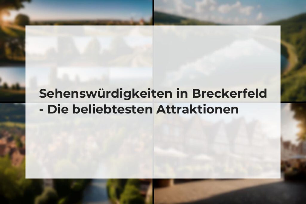 Sehenswürdigkeiten in Breckerfeld