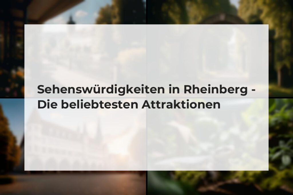 Sehenswürdigkeiten in Rheinberg