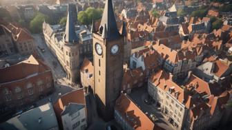 tuermerin muenster ein faszinierender blick aus der hoehe auf die stadt